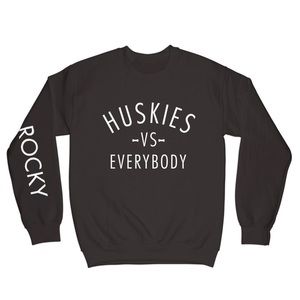 Huskies vs Everybody Sweater Husky Dog Mom